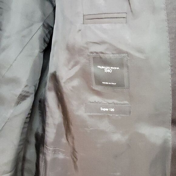 Mens LUXURY HUGO BOSS "HOUSTON/GLORIOUS" WOOL TUXEDO SUIT In BLACK 46R EX-CON - Picture 7 of 12